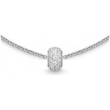Quinn - Piroetta - Halsketting - Goud - 585 / - Wit Goud - 0.18 ct Diamant