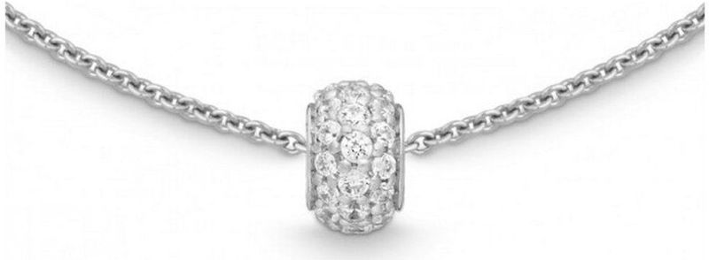 Quinn - Piroetta - Halsketting - Goud - 585 / - Wit Goud - 0.18 ct Diamant