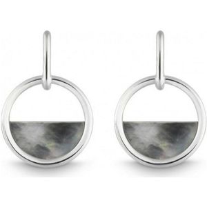 Quinn - Nieuw_Purisme - Oorhanger - Zilver 925 - Edelsteen Paarlemoer