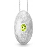 Quinn - Dames Halsketting - Zilver - 925/- Zilver - Edelsteen - Peridoot