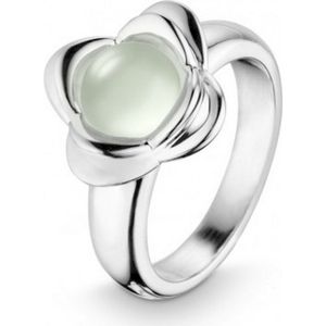 Quinn - Dames Ring - Zilver - 925 / - Zilver - Edelsteen - Prasiolite
