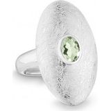 Quinn - Dames Ring - Zilver - 925 / - Edelsteen - Prasiolite