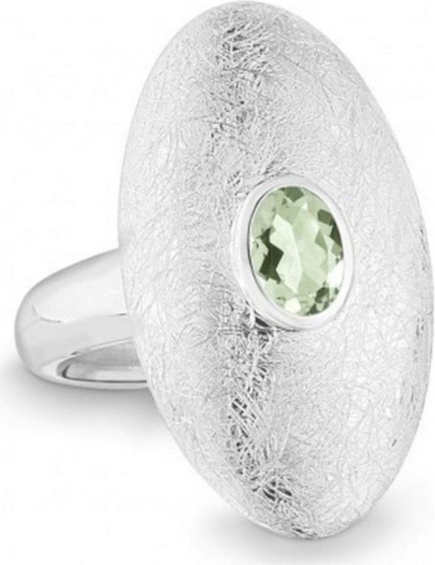 Quinn - Dames Ring - Zilver - 925 / - Edelsteen - Prasiolite