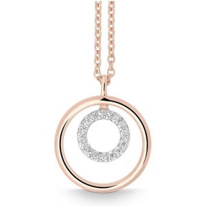 Quinn - Dames - Oorbellen - Witgoud - 14 karaat - 0.08 ct Diamant