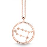 Quinn - Halsketting - Roze Goud - 585/- 14 Karaat