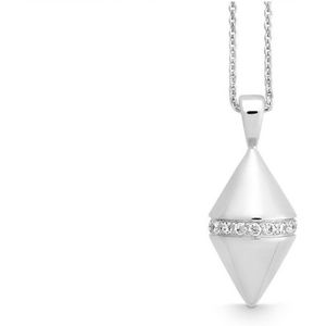 Quinn - Halsketting - Witgoud - 585/- 14 karaat - Gepolijst