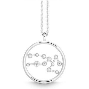 Quinn - Halsketting - Witgoud - 585/- 14 karaat