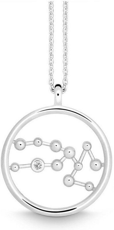 Quinn - Halsketting - Witgoud - 585/- 14 karaat