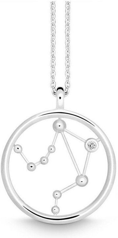 Quinn - Halsketting - Witgoud - 585/- 14 Karaat