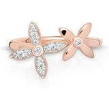 Quinn - Ringen - Roze Goud - 585/- 14 Karaat - Gepolijst