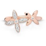 Quinn - Ringen - Roze Goud - 585/- 14 Karaat - Gepolijst