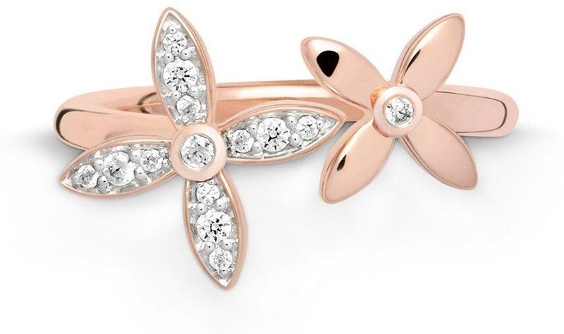 Quinn - Ringen - Roze Goud - 585/- 14 Karaat - Gepolijst