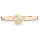 Quinn - Ringen - Goud - 585/- 14 Karaat - Druppelvorm - Gepolijst