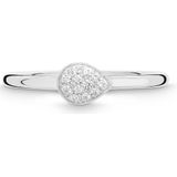 Quinn - Ringen - Witgoud - 585/- 14 Karaat - Druppelvorm - Gepolijst