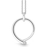 Quinn - Halsketting - Witgoud - 585/- 14 Karaat