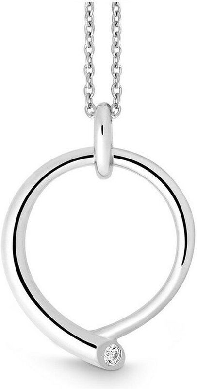 Quinn - Halsketting - Witgoud - 585/- 14 Karaat