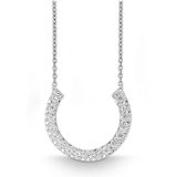 Quinn - Halsketting - Witgoud - 585/- 14 Karaat