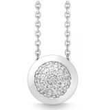 Quinn - Halsketting - Witgoud - 585/- 14 Karaat - Gepolijst