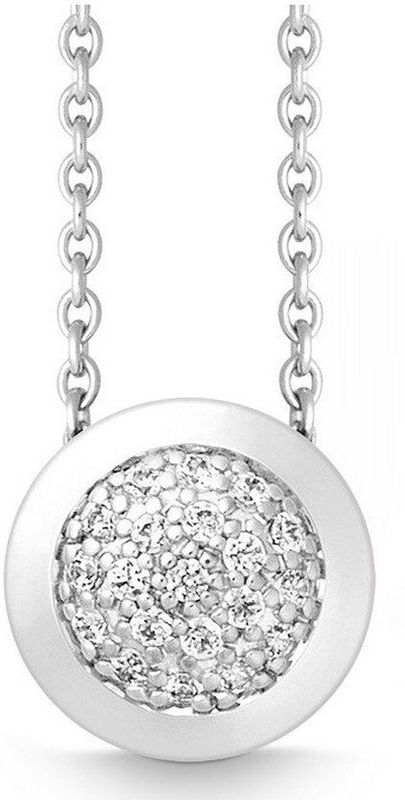 Quinn - Halsketting - Witgoud - 585/- 14 Karaat - Gepolijst