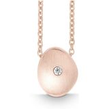 Quinn - Halsketting - Roze Goud - 585/- 14 Karaat