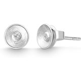 Quinn - Oorknoppen - Witgoud - 750/- 18 Karaat