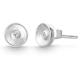 Quinn - Oorknoppen - Witgoud - 750/- 18 Karaat