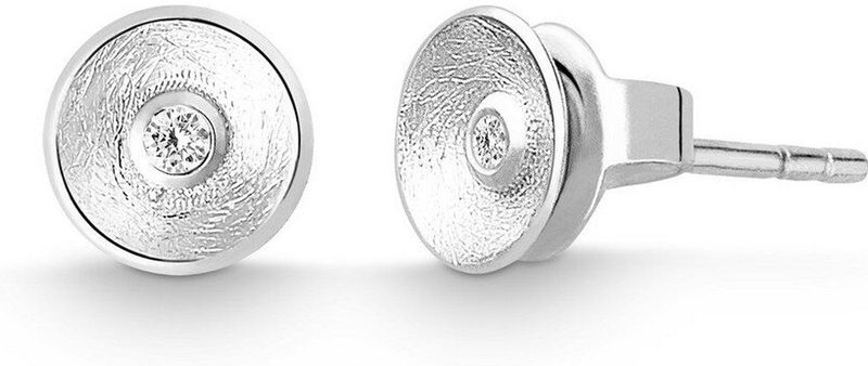 Quinn - Oorknoppen - Witgoud - 750/- 18 Karaat