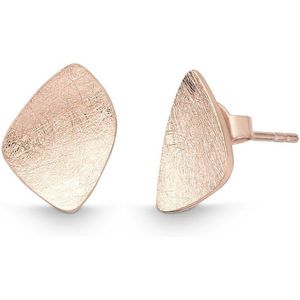 Quinn - Oorknopjes - Roze Goud - 750/- 18 Karaat