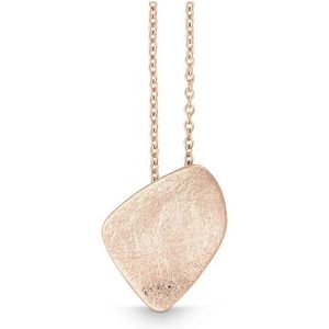 Quinn - Halsketting - Roze Goud - 585/- 14 Karaat