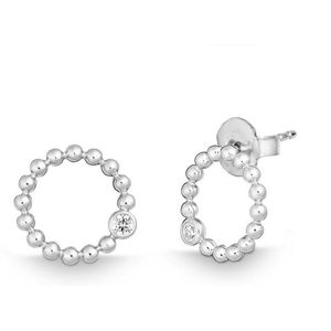 Quinn - Oorknoppen - Witgoud - 585/- 14 Karaat - Gepolijst