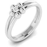 Quinn - Ringen - Witgoud - 585/- 14 Karaat