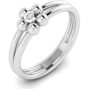 Quinn - Ringen - Witgoud - 585/- 14 Karaat