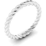 Quinn - Ringen - Witgoud - 585/- 14 Karaat