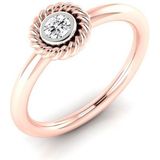 Quinn - Ringen - Roze Goud - 585/- 14 Karaat