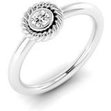 Quinn - Ringen - Witgoud - 585/- 14 Karaat