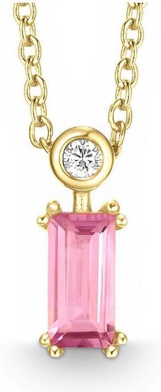 Quinn - Halsketting - Goud - 585/- 14 Karaat - Toermalijn