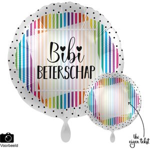 Everloon Ballon – Regenboog Blanco – Personaliseer IT