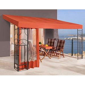 QUICK STAR aanbouw Pergola Romana 3x4m Terra