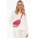 Zwillingsherz Umhängetasche »Crossbody Bag Leder«, Umhängetasche mit Reißverschluss