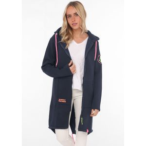 Zwillingsherz Kapuzensweatjacke mit Kapuze, Rückenprint und kleinere Frontprints