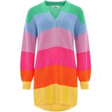 Zwillingsherz Cardigan »""Katja""«, gestreifte Strickjacke mit Wollanteil, One Size