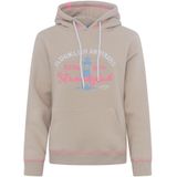 Zwillingsherz Hoodie »""Glücklich am Strand""«, mit maritimer Stickerei, Kängurutaschen