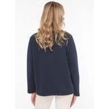 Zwillingsherz Sweatshirt »""Glücklich am Meer""«, mit Used-Look Kanten, Leuchtturm gestickt