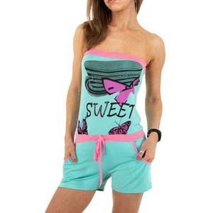 Metrofive playsuit SWEET groen/blauw XL/42