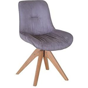 Stylefurniture Fauteuil, draaibaar, grijs, B55 T60 H84