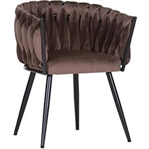 Stylefurniture Fauteuil, metaal, bruin, B60 T55 H78