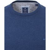 Redmond - Casual Trui - Donkerblauw - Lange Mouw - Ronde Hals - 100% Katoen