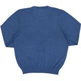 Redmond - Casual Trui - Donkerblauw - Lange Mouw - Ronde Hals - 100% Katoen