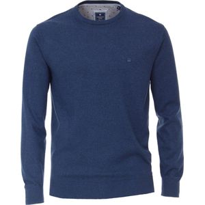 Redmond - Casual Trui - Donkerblauw - Lange Mouw - Ronde Hals - 100% Katoen