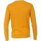 Redmond Casual Trui ronde hals geel, Effen